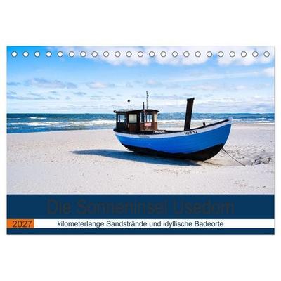 Die Sonneninsel Usedom (Tischkalender 2027 DIN A5 quer), CALVENDO Monatskalender