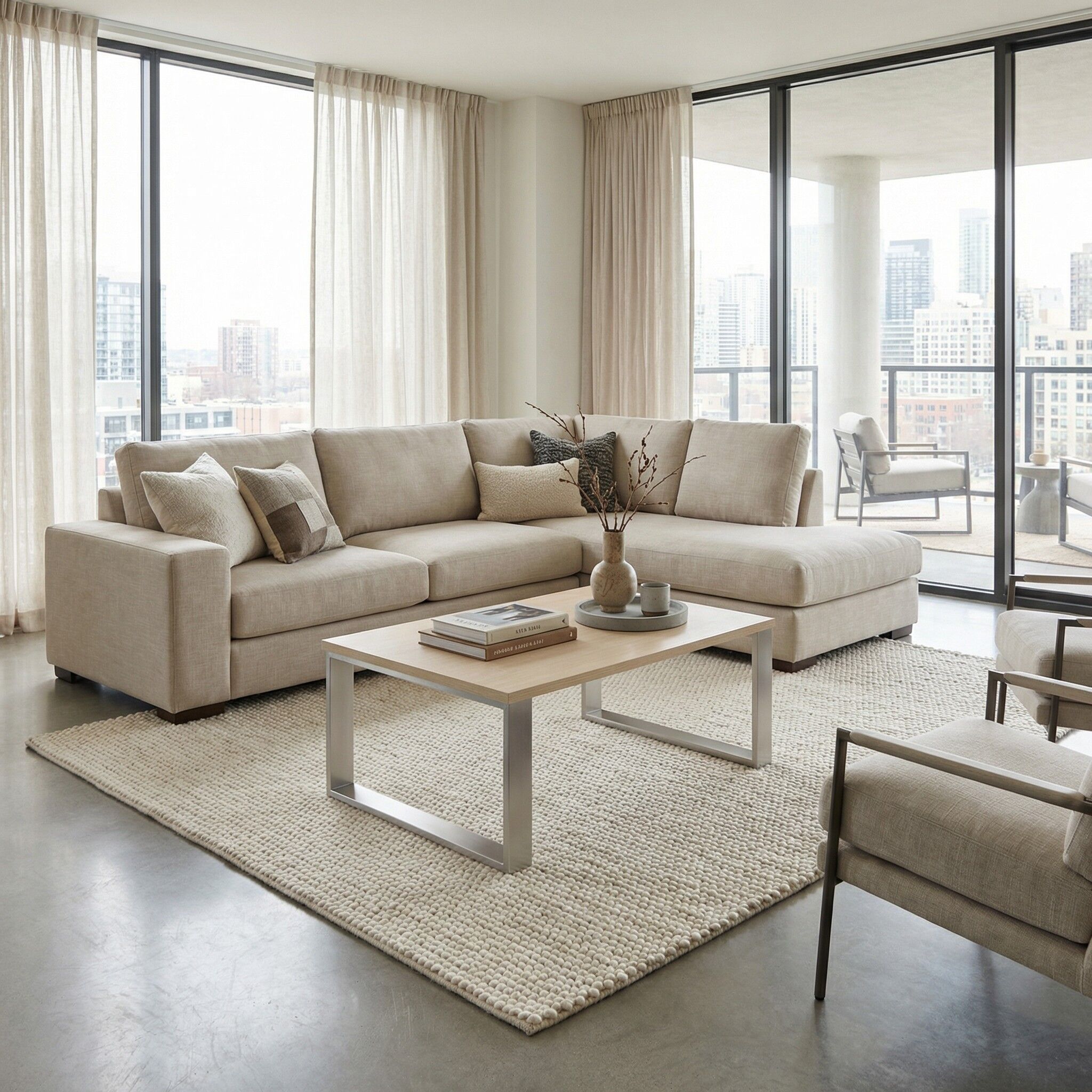 B2B Partner Couchtisch STIFF, 100x68 cm, weiß