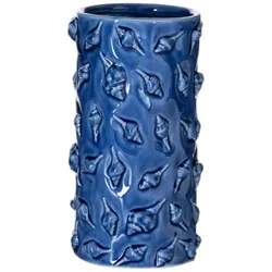Vase MUSCHEL (DH 12x22 cm) - blau - DH 12x22 cm
