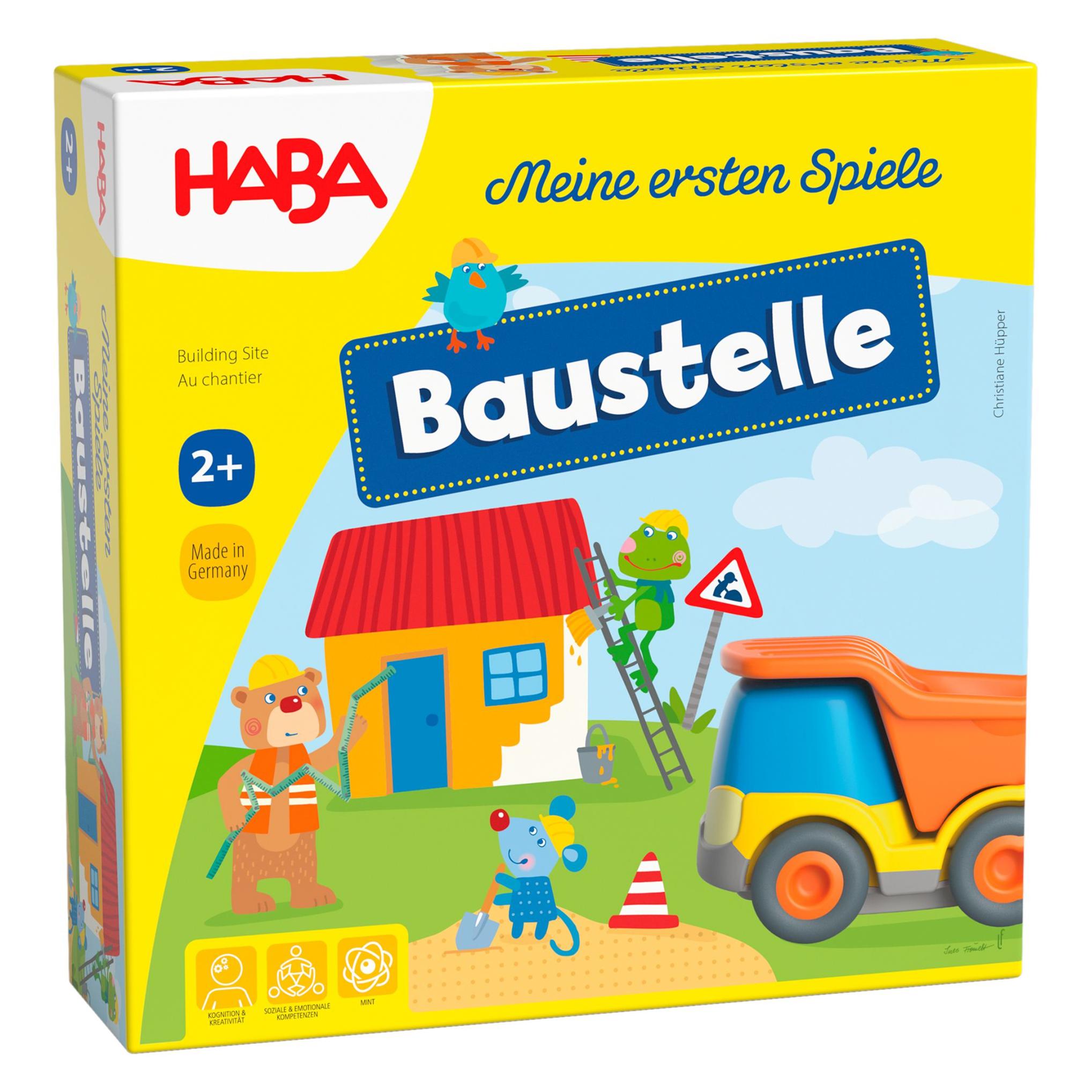 Haba Meine ersten Spiele- Baustelle (Deutsch, 1 - 4 Spieler) (305211)