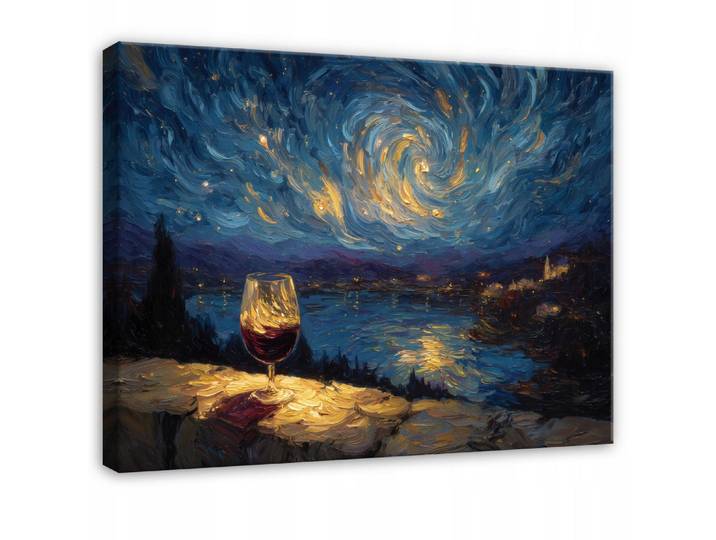 LEINWANDBILD Landschaft Landschaft Blau 120x80 cm