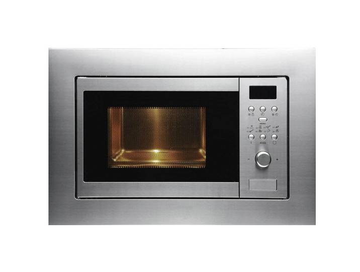 Elektra Bregenz Mikrowelle, Edelstahlfarben, Metall, 60x38.2x32 cm, Garraumbeleuchtung, Tageszeitanzeige, Auto-Menü, Auftaufunktion, Timerfunktion, Kindersicherung, Küchen, Küchenelektrogeräte, Mikrowellen