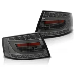 LED Lightbar Rückleuchten passend für Audi A6 C6 4F Limo Bj. 04-08 Smoke 7-PIN
