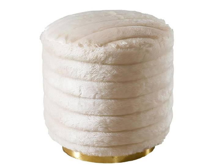 Xlmoebel Hocker Beiger Pouf mit modernem Design und vielseitiger Funktionalität (1 St., Hocker), Hergestellt in Europa
