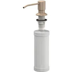 Steiner, Seifenspender + Seifenschale, KEIRA Flüssigkeitsspender beige (320 ml)