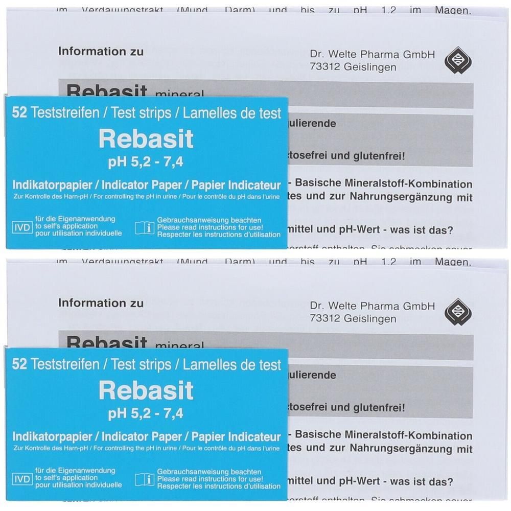 Rebasit Indikatorpapier 2x 2x1 St