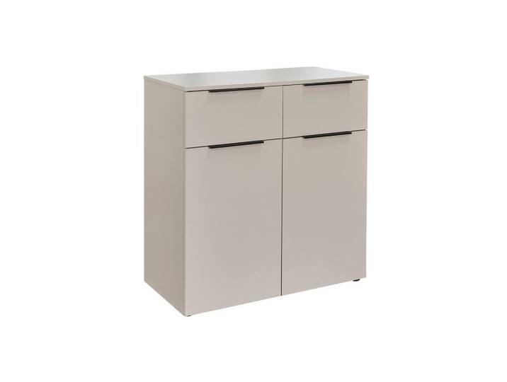 Xora Kommode, Kaschmir, Kunststoff, 1 Fächer, 2 Schublade(n) Schubladen, 91x93x42 cm, stehend, Wohnzimmer, Kommoden & Sideboards, Kommoden