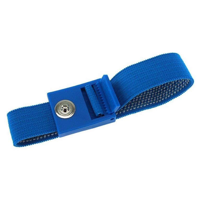 Top Swede ESD-Armband PRO, hellblau, 3 mm Druckknopf, verzahnter Verschluss (Statikschutz) (SG-AB-3DK-HB-220MM-VERZAHNT)