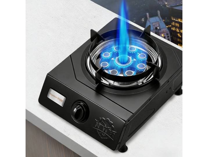 Cuisinière à gaz domestique, cuisinière à gaz de table, haute puissance, cuisinière à gaz à brûleur unique de style ancien