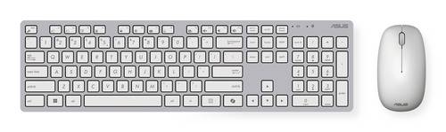 Asus W5000 Tastatur-Maus-Set wireless We Kabellos Tastatur Englisch, QWERTY Weiß