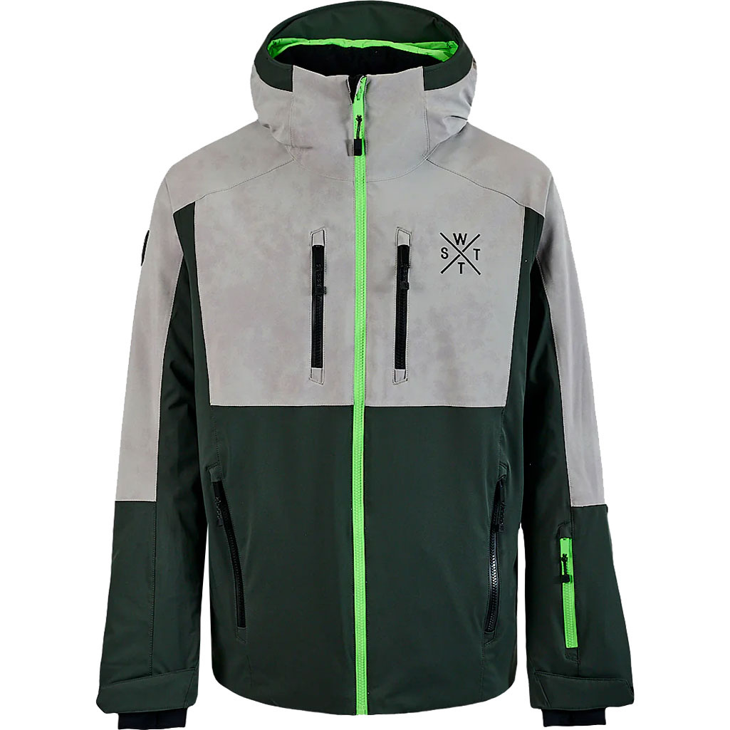 Watts Herren Skijacke XBLOW acid wash limestone - L