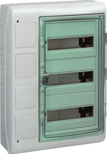 Schneider Electric 13440 13440 Kleinverteiler Oberflächenmontage Anzahl Teilungen = 36 Anzahl Reihen = 3 Inhalt 1St.
