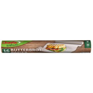 CleanPac Butterbrotpapier weiß, auf Rolle, 28 cm x 16 m