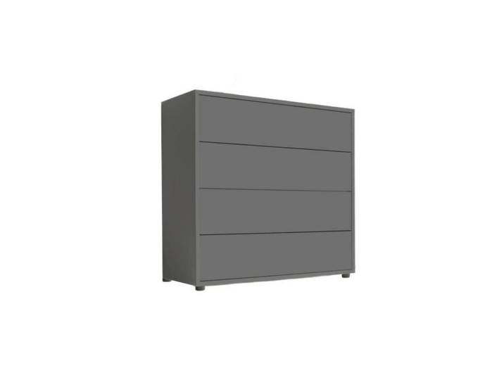 Mid.you Kommode Mailand Typ 3, Anthrazit, Kunststoff, 4 Schublade(n) Schubladen, 79x73x33 cm, erweiterbar, stehend, Kleinmöbel, Kommoden, Kommoden