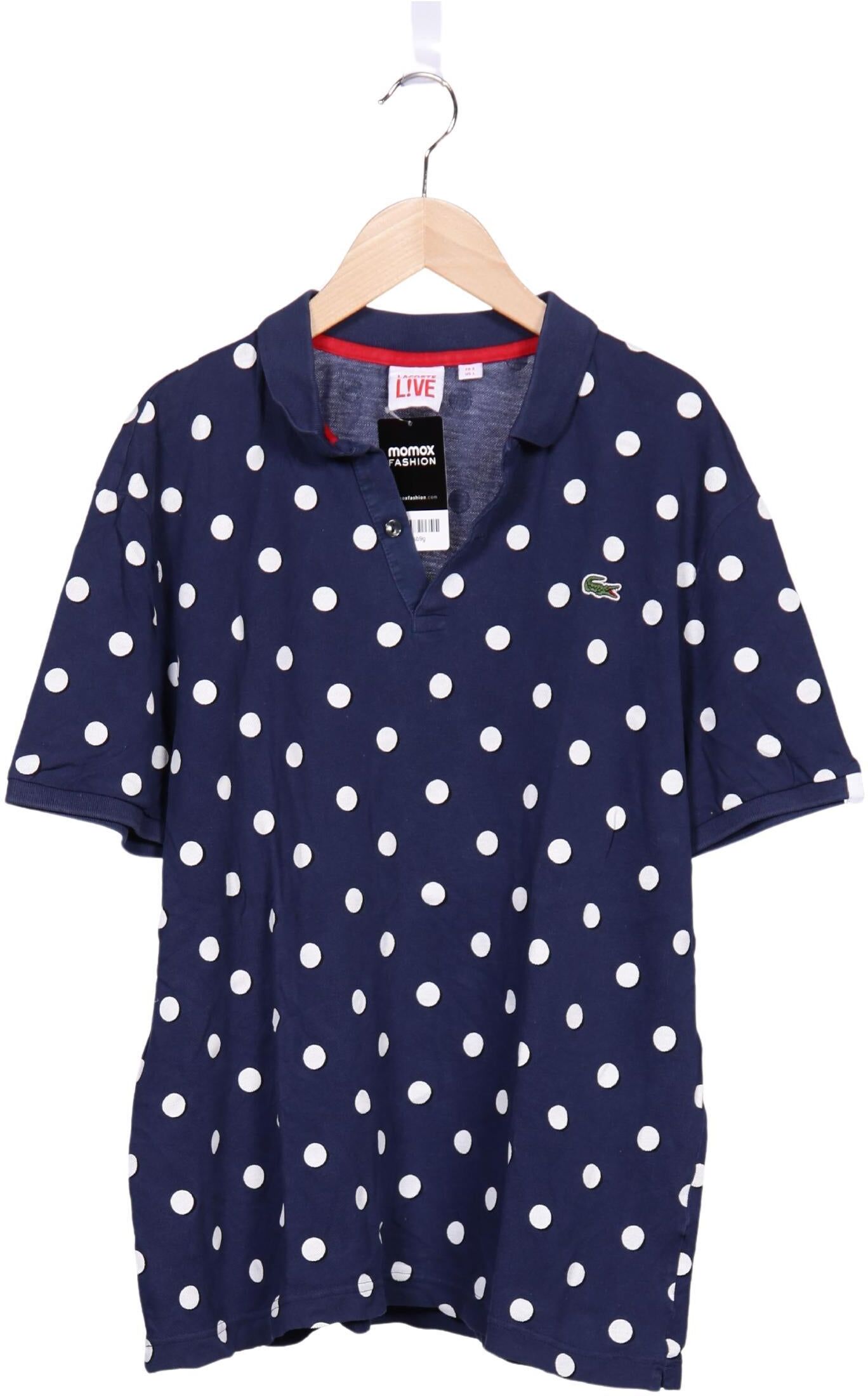 Lacoste L!Ve Herren Poloshirt, Mehrfarbig, Gr. L (Lacoste 5), kein / Etikett - Second Hand