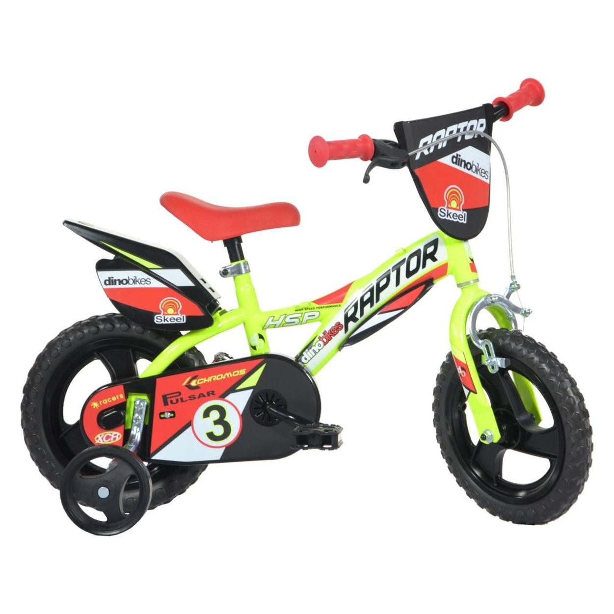 Kubi Sport Laufrad für Jungen mit Stützrädern - DINO 12" (12") (70422988)