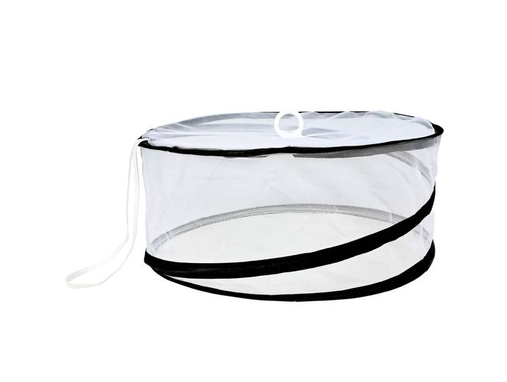 Runde Insekten-Abdeckhaube für Lebensmittel, faltbar