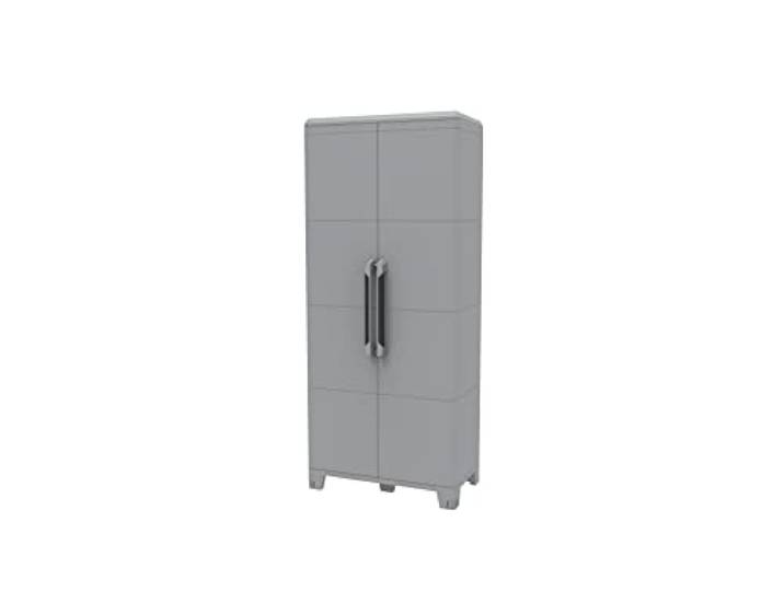 Terry, Transforming Modular 4, hoher multifunktionaler Schrank mit zwei Türen für drinnen und draußen - 78x43,6x184,40 cm