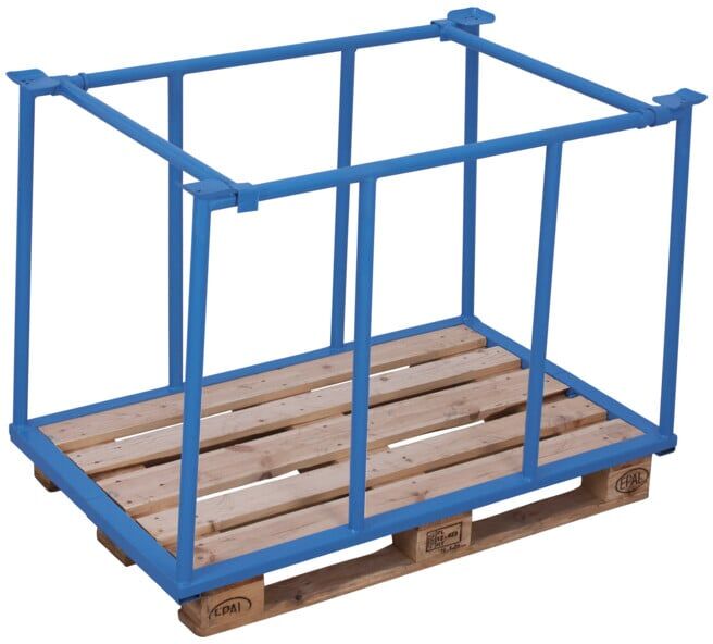 VARIOfit Couvercle de palette Type 75 1 200 x 800 mm Hauteur utile 955 mm (pa-080.017)