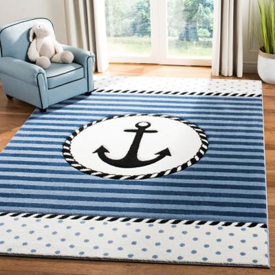 SAFAVIEH Carousel Kids Aftina Nautical Anchor Rug