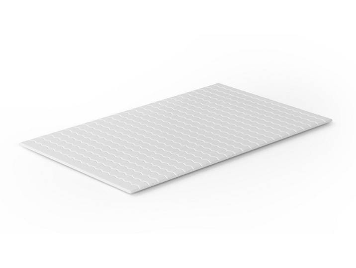 Beautysofa, Topper Mandila 160x200, 2 cm hoch, Polyurethanschaum, (2 cm höhe, Matratzenauflage aus Polyurethanschaum), Schlafkomfort und Matratzenschutz