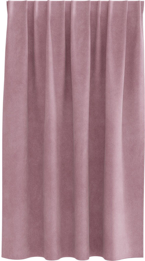 17 Stories Curtains Polyester 140Cm Sound-Absorbing Pink 140cm Width x 140cm Drop