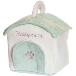 Teddykompaniet Teddy Spielset Katzenhaus (21 cm)