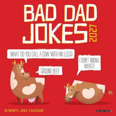 Bad Dad Jokes 2027 7 X 7 Mini Wall Calendar