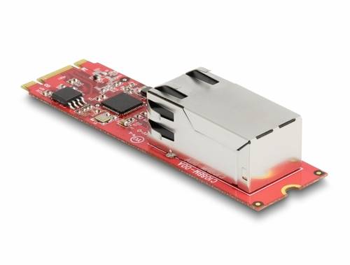 Delock 62985 Schnittstellen-Konverter [1x Gigabit-LAN (1/2.5 Gbit/s) - 1x M.2 Key B-Stecker, M.2 Key M-Stecker]