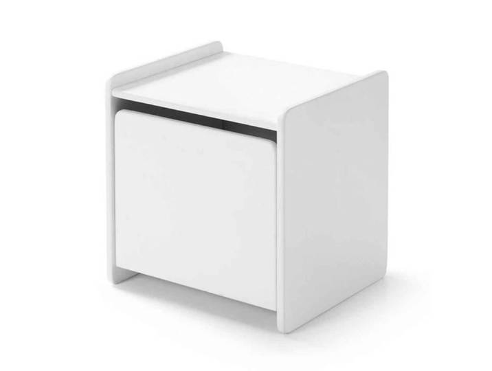 Table de Chevet Enfant  Kiddy  40cm Blanc