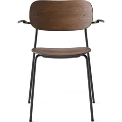Co Dining Stuhl braun mit Armlehnen