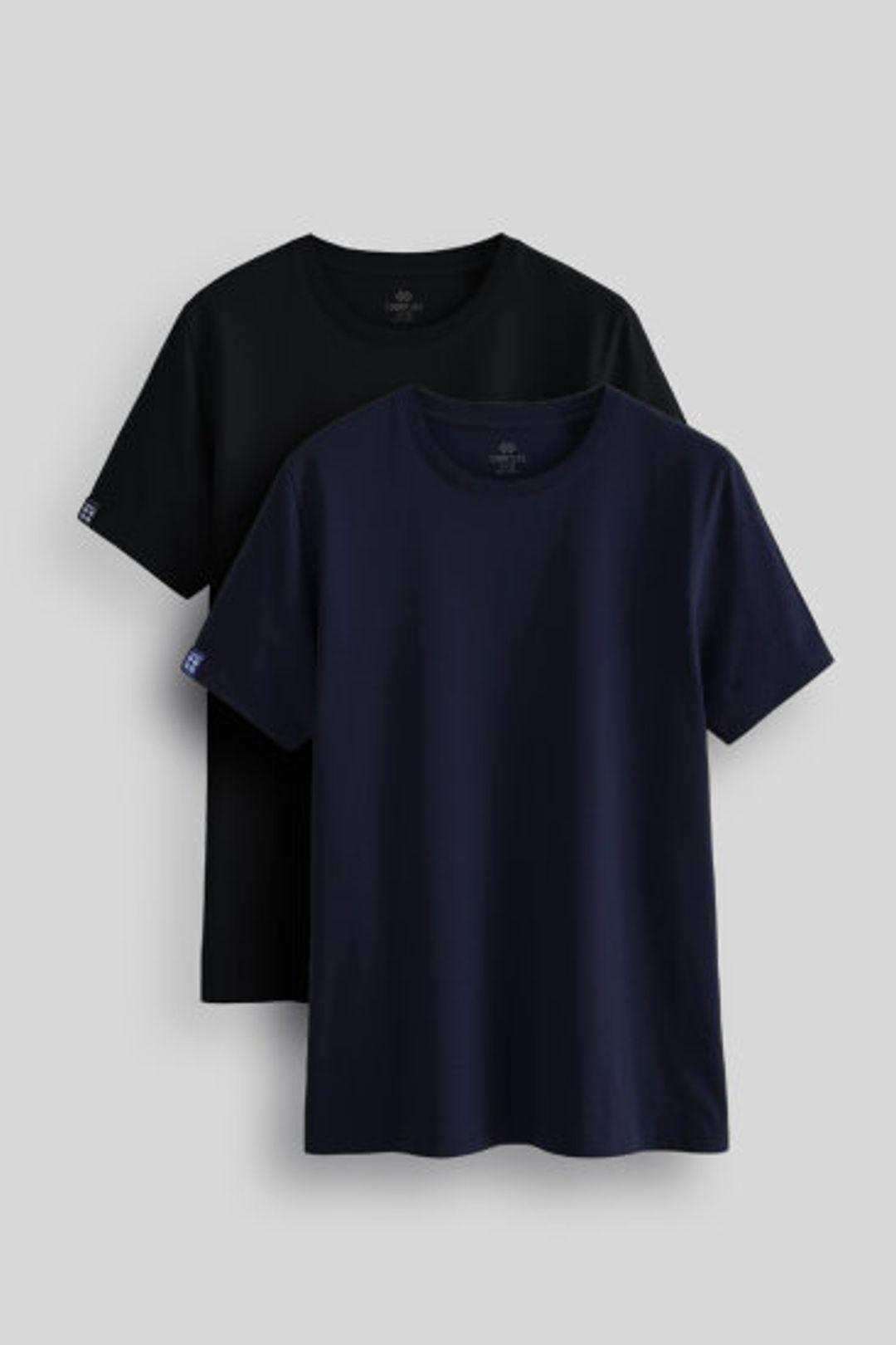 Komfort Fit Rundhalsausschnitt T-Shirt