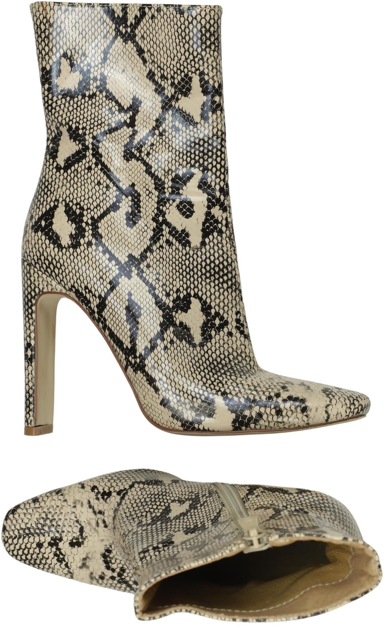 Raid Damen Stiefelette, Beige, Gr. EU 35,5 (UK 3), Kunstleder - Second Hand