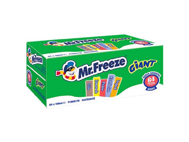MR FREEZE - Mister Freeze - Glace à l'eau - 64 x 105ml
