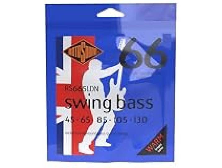 Rotosound Cordes pour Basse Électrique SWING 66 NICKEL ROUNDWOUND 5-cordes RS665LDN Nickel Standard 45-105