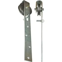 HBS Betz, Zubehör Türbeschlag, Schiebetorrolle mit Bügel 120 mm Stahl verzinkt 100 kg 11/13 mm
