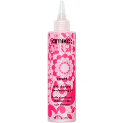 200ml amika: Detox Reset Pink Charcoal Scalp Cleansing Oil
