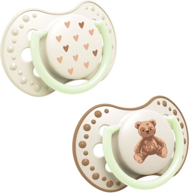 LOVI Teddy Love tétine 0-6 m 2 pcs