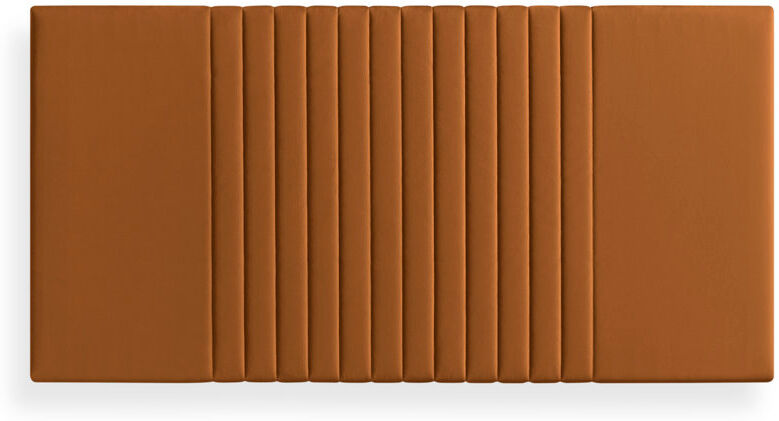 Brayden Studio Upholstered Velvet Headboard Brick Single (3')