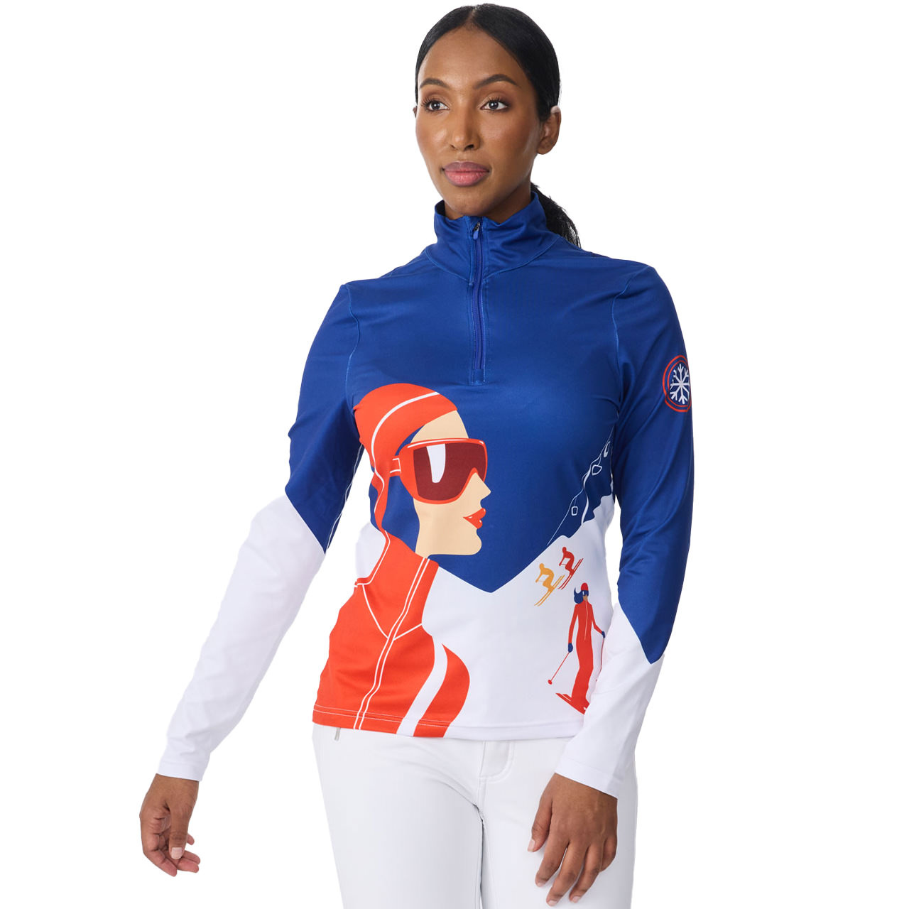 Krimson Klover Damen Skishirt MOD SLOPES navy - S
