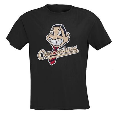 Herren Kurzarm Grafik T-Shirt Kaukasier Satirische Baseball-Maskottchen Parodie Humor Tee
