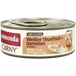 animonda Feine Filets 60g-Dose Katzennassfutter Thunfisch & Garnele 24 x 60g