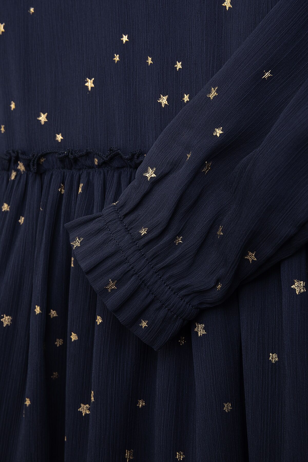 Jerseykleid DANAMADE "DANAMADE Dresses DLIAH", Mädchen, Gr. 146, EURO, blau (navy), Obermaterial: 100% Polyester. Futter: 100% Polyester, Kleider Jerseykleid navy 146, EURO