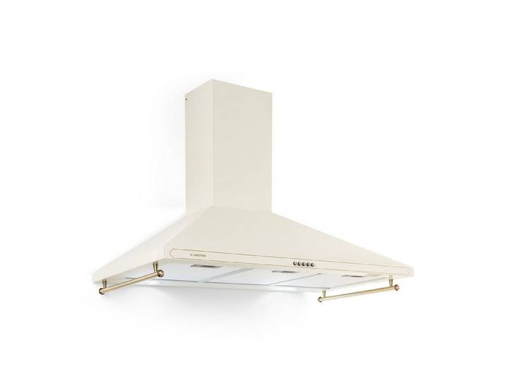 Klarstein Deckenhaube Victoria 90 Serie Victoria 90 Dunstabzugshaube 90 cm Retro 644,5 m³/h LED Reling Bronze Abluft oder Umluft Abzughsaube Dunstabzug Ablufthaube Umlufthaube