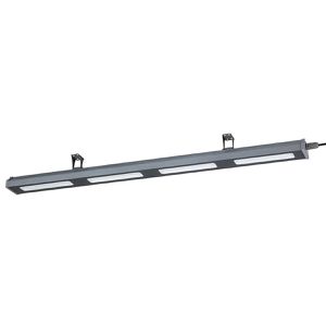 Luxula LED-Hallenstrahler LX-LHB-200-5000, 25.000 Lumen, 5.000 Kelvin, IP65 Strahlwasserschutz, Länge 122 cm, 200 Watt