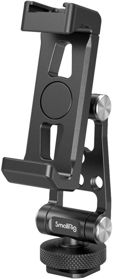 SmallRig 4382 Mobilholder i Metal m. Cold Shoe Mount (57-88mm) - Sort