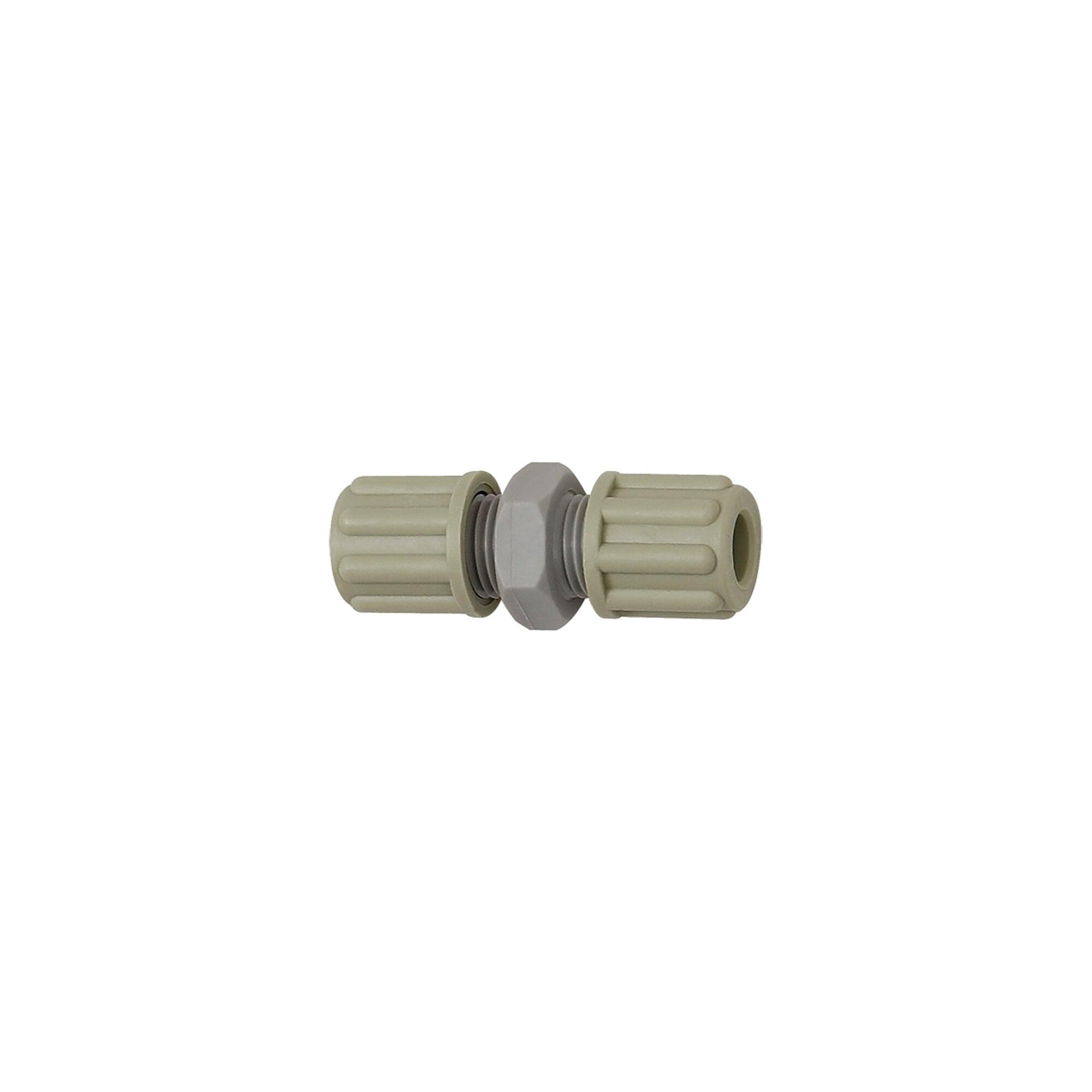 Riegler Gerade Schlauchverbindung, für Schlauch 6/8 mm, SW 19, PA (140.02)