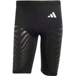 ADIDAS Herren Tights Adizero Control Running kurze, Größe 3XL in Schwarz Schwarz