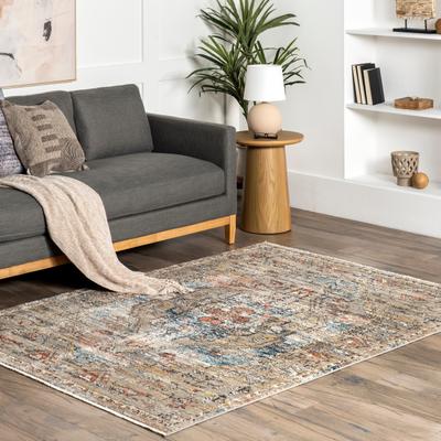 Nuloom Marley Traditional Medallion Fringe Area Rug