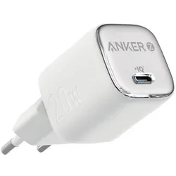 ANKER Charger 20W kompaktes GaN Ladegert PD 1x USB-C weiß